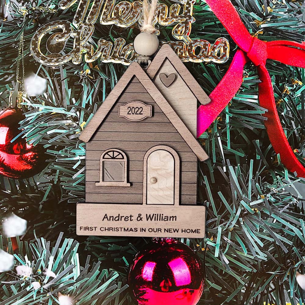 Personalized Our First Home Christmas Ornament New Home Christmas Gift