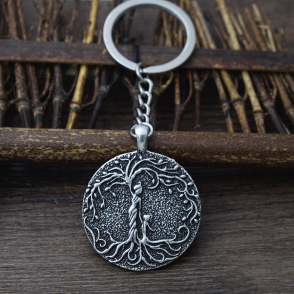 Mom & Daughter 'tree Of Life' Pendant Keychain