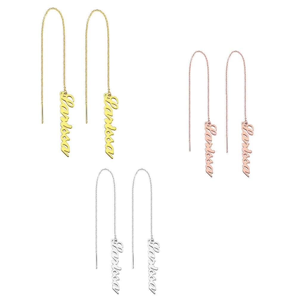 Personalized Name Earrings